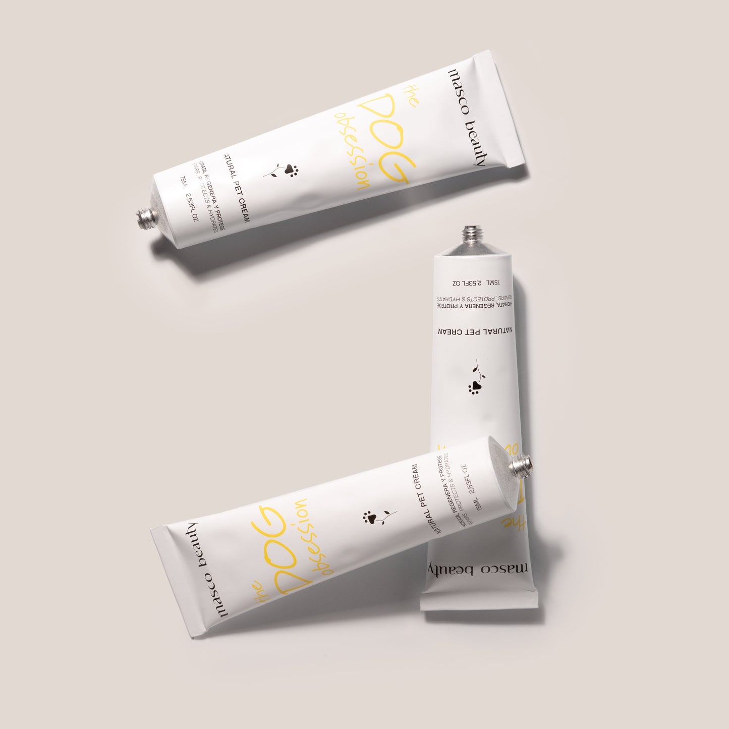 Natural cream for pads, muzzle and dry areas