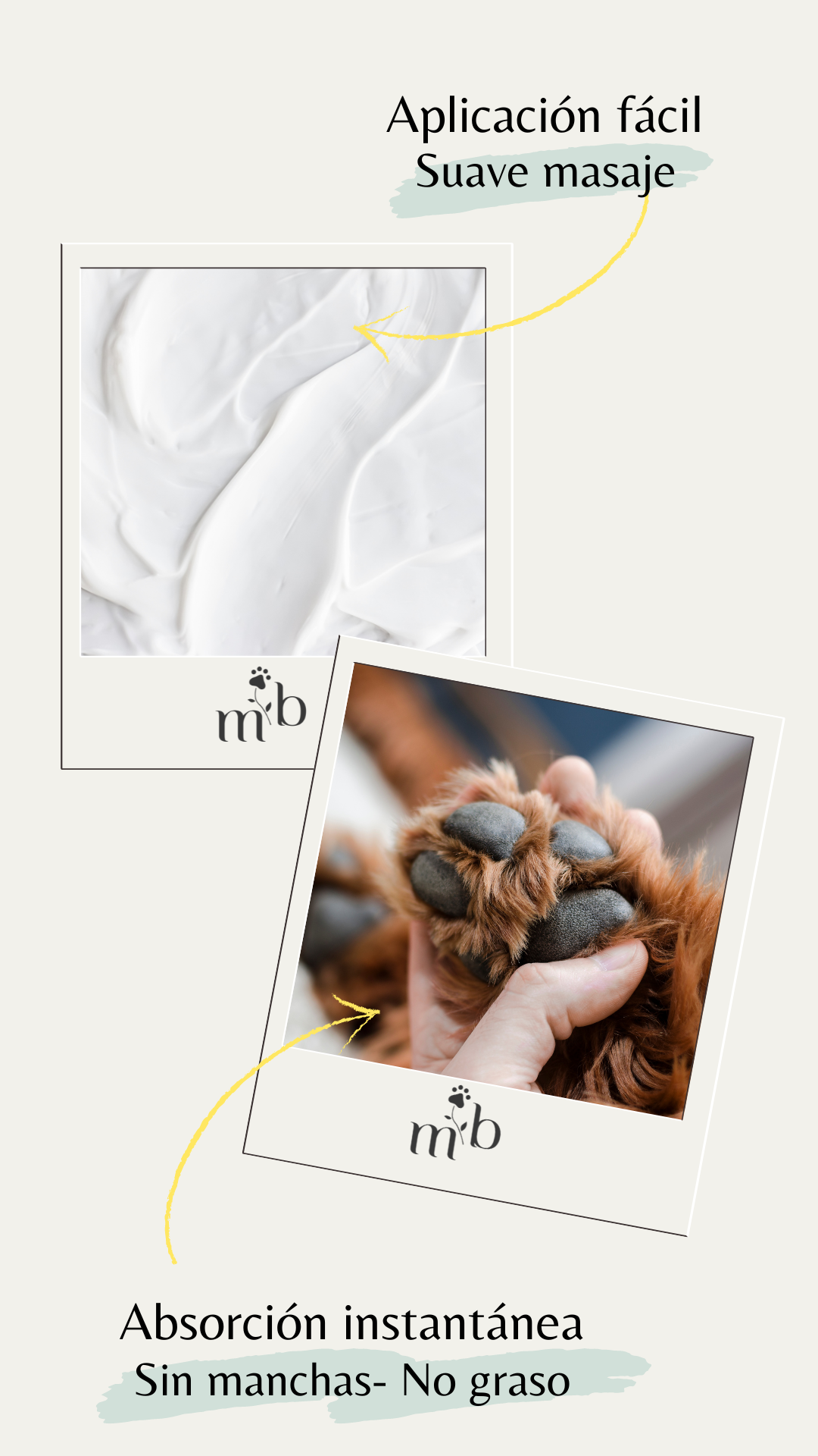 Natural cream for pads, muzzle and dry areas