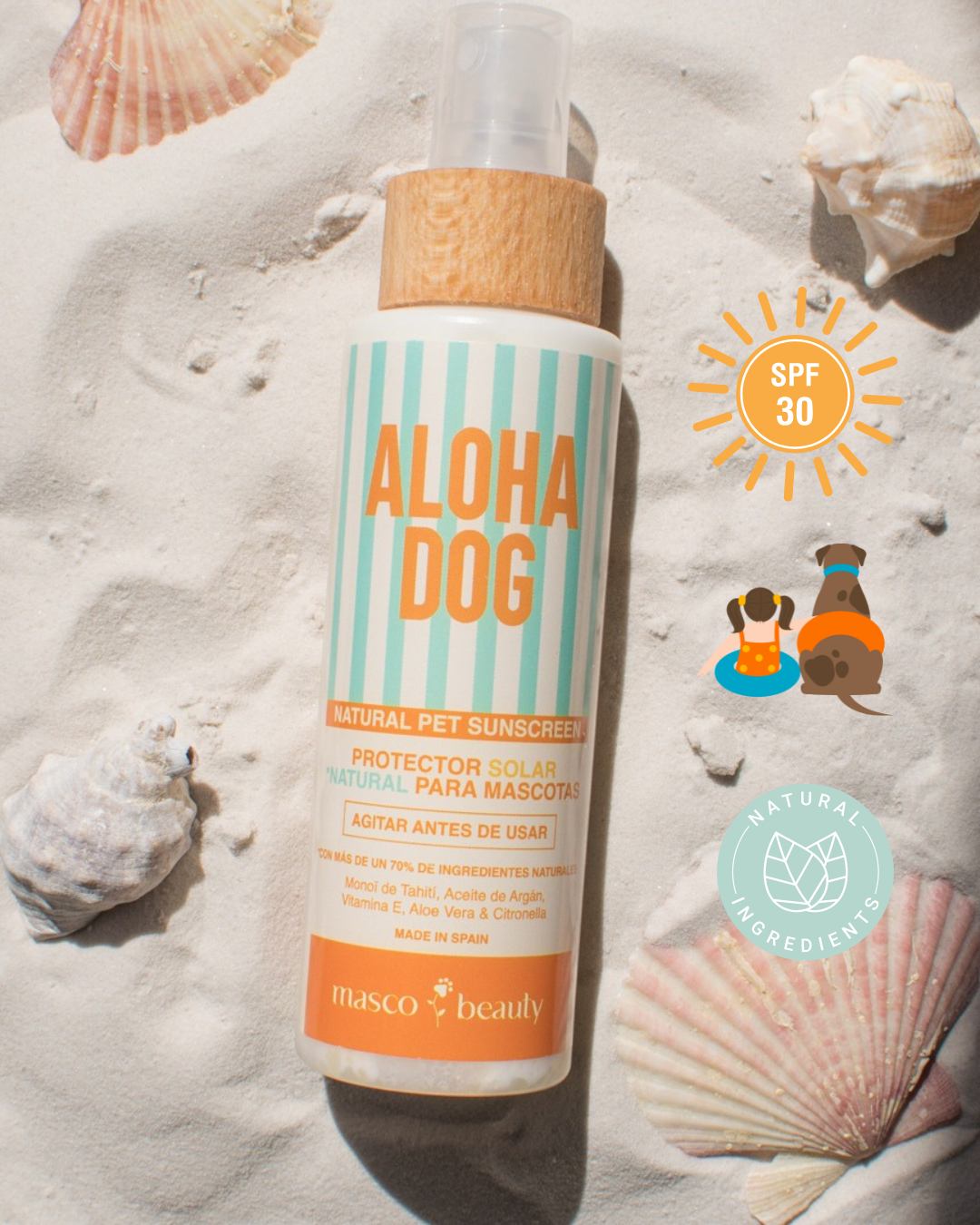 Natural sunscreen SPF30
