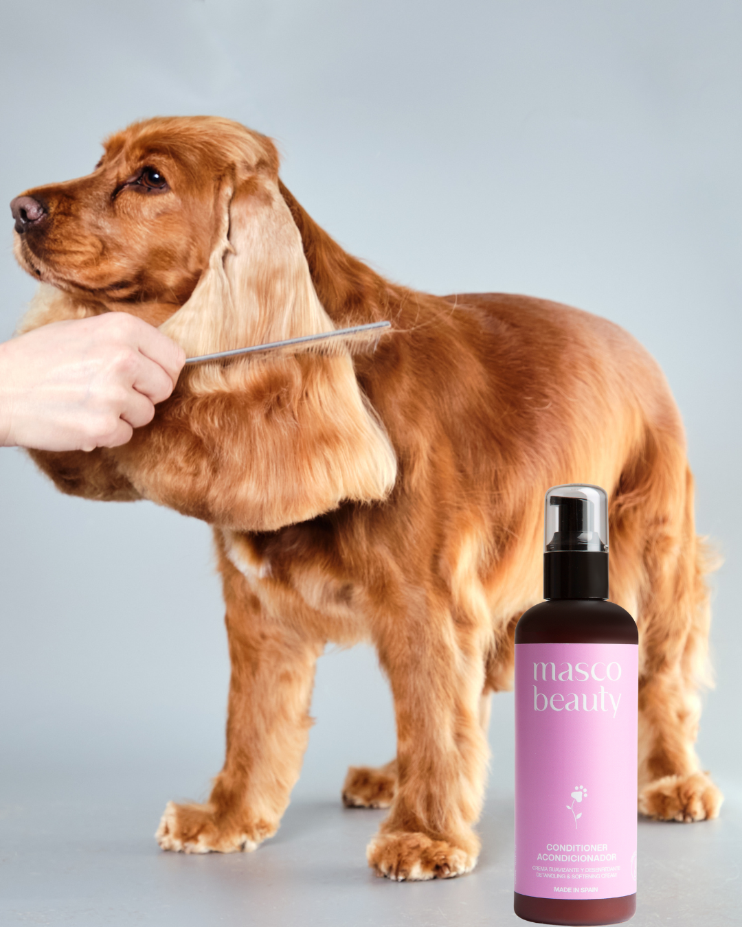 Softening and detangling dog conditioner